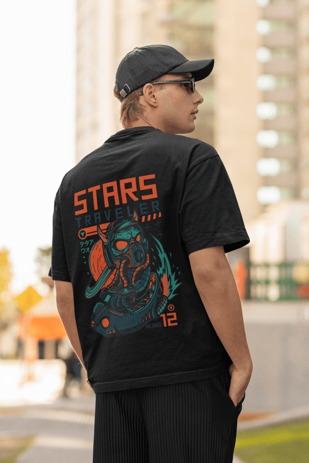 Stars Traveler oversized T-shirt