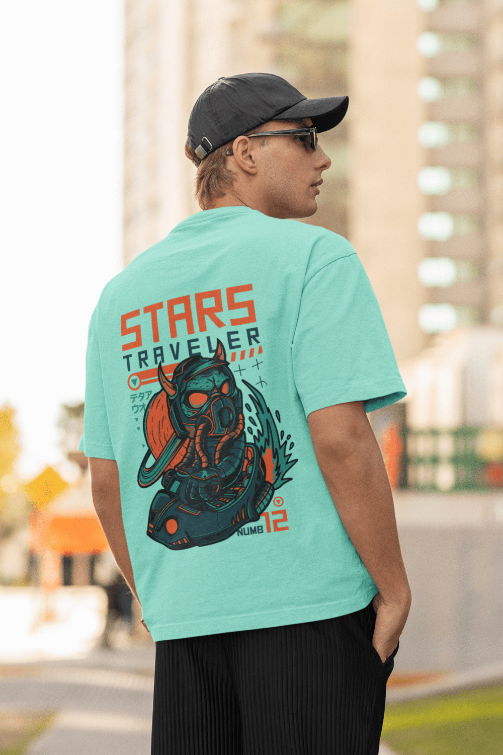 Stars Traveler oversized T-shirt