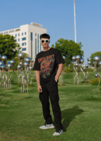 On Target Oversized Graphic T-Shirt