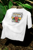 Feed Me When I'm Grumpy Oversized T-shirt