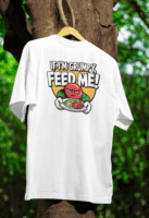 Feed Me When I'm Grumpy Oversized T-shirt