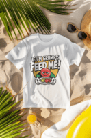 Feed Me When I'm Grumpy Oversized T-shirt