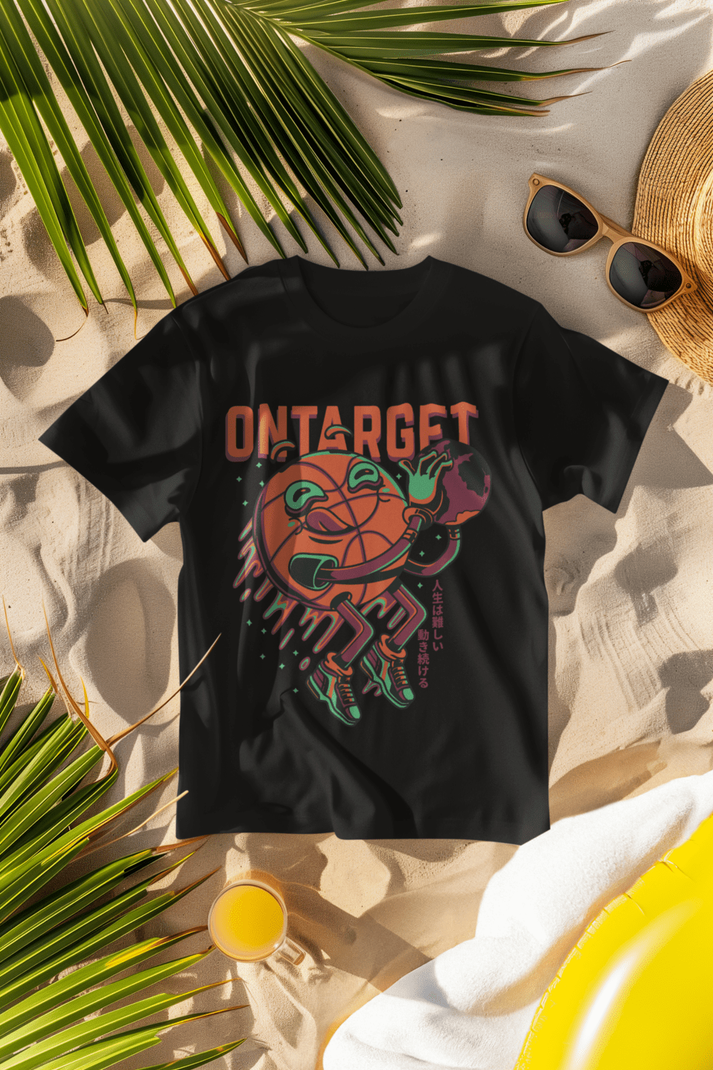 On Target Oversized Graphic T-Shirt