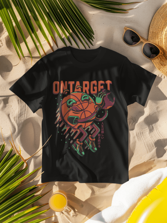 On Target Oversized Graphic T-Shirt