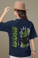 Cute But Psycho Bear Terry Oversized T-Shirt