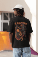 Is This Fight Anime Terry Oversized T-Shirt
