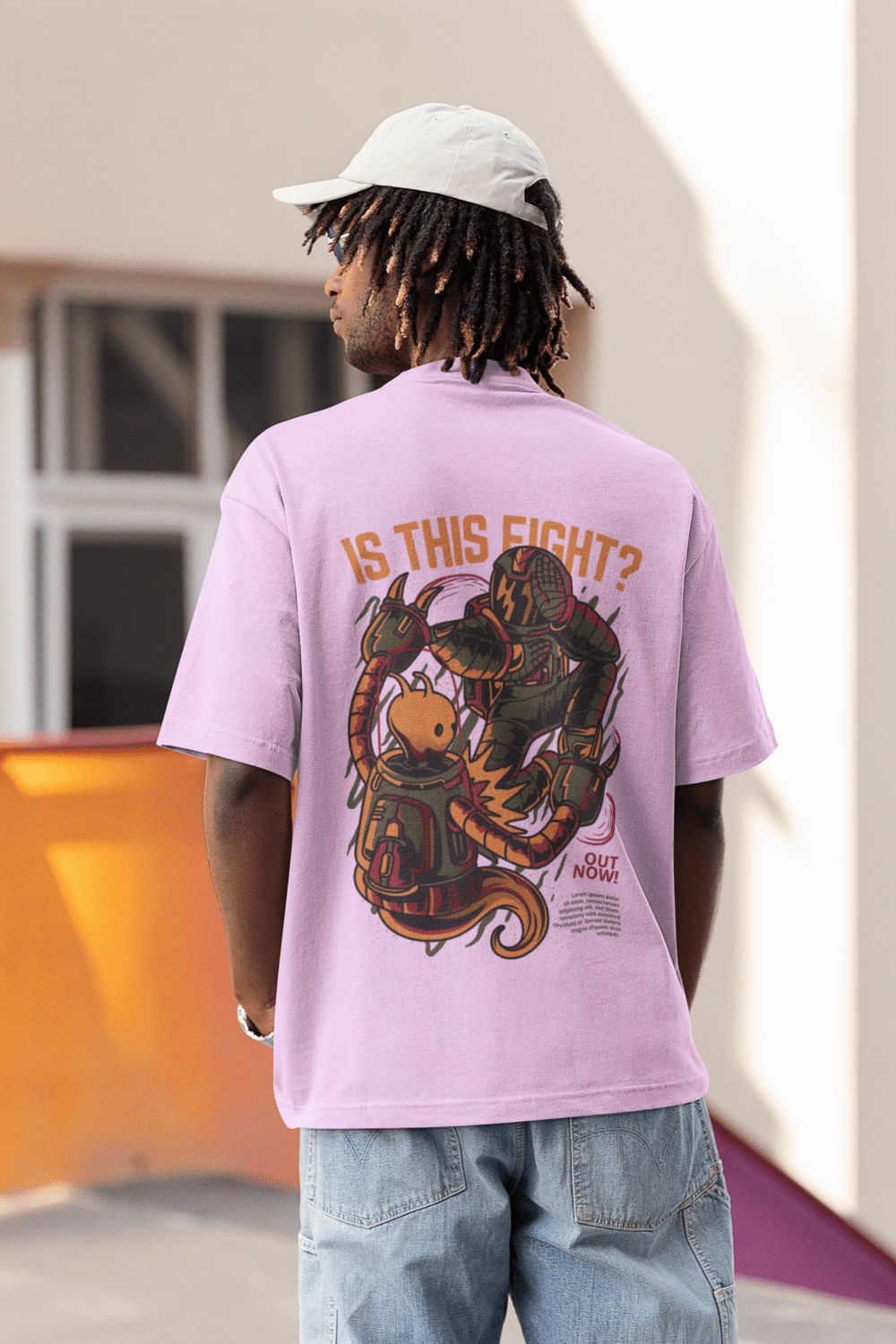 Is This Fight Anime Terry Oversized T-Shirt
