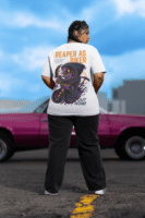Reaper As Biker Terry Oversized T-Shirt