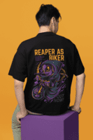 Reaper As Biker Terry Oversized T-Shirt