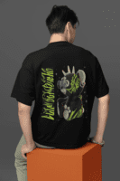 Cute But Psycho Bear Terry Oversized T-Shirt