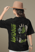 Cute But Psycho Bear Terry Oversized T-Shirt