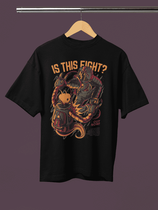 Is This Fight Anime Terry Oversized T-Shirt