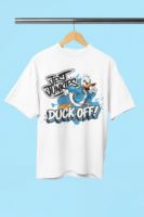 Duck Off Graphic Oversized T-Shirt