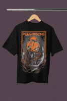 Pumvitations Halloween Terry Oversized T-Shirt
