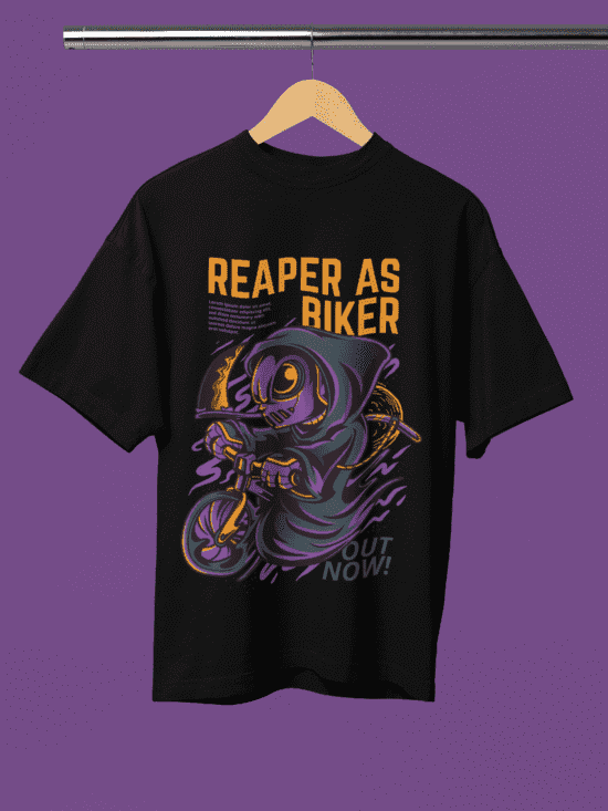 Reaper As Biker Terry Oversized T-Shirt