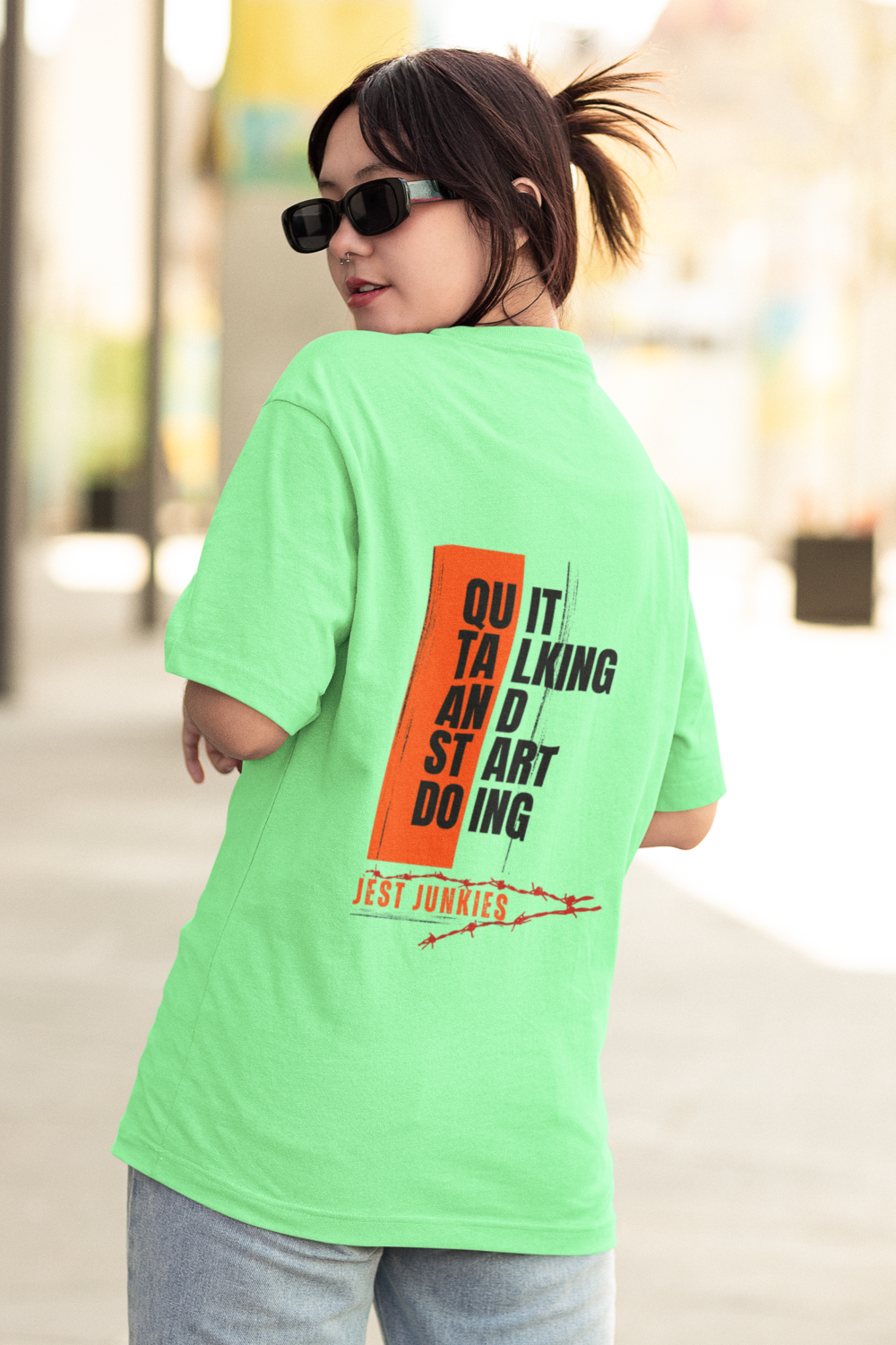 Quit Talking Terry Oversized T-Shirt