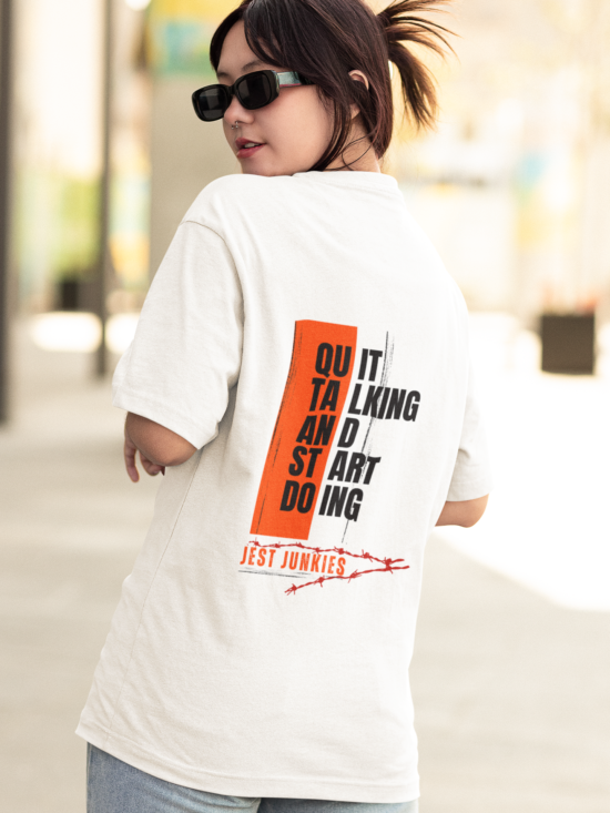mockup-of-the-back-of-a-bold-young-woman-wearing-a-unisex-tee-m25221