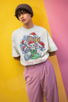 Meowy Christmas Oversized T-Shirt