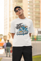 Duck Off Graphic Oversized T-Shirt