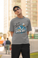 Duck Off Graphic Oversized T-Shirt