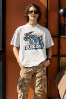 Duck Off Graphic Oversized T-Shirt