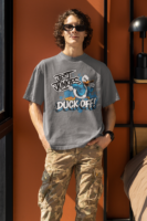 Duck Off Graphic Oversized T-Shirt