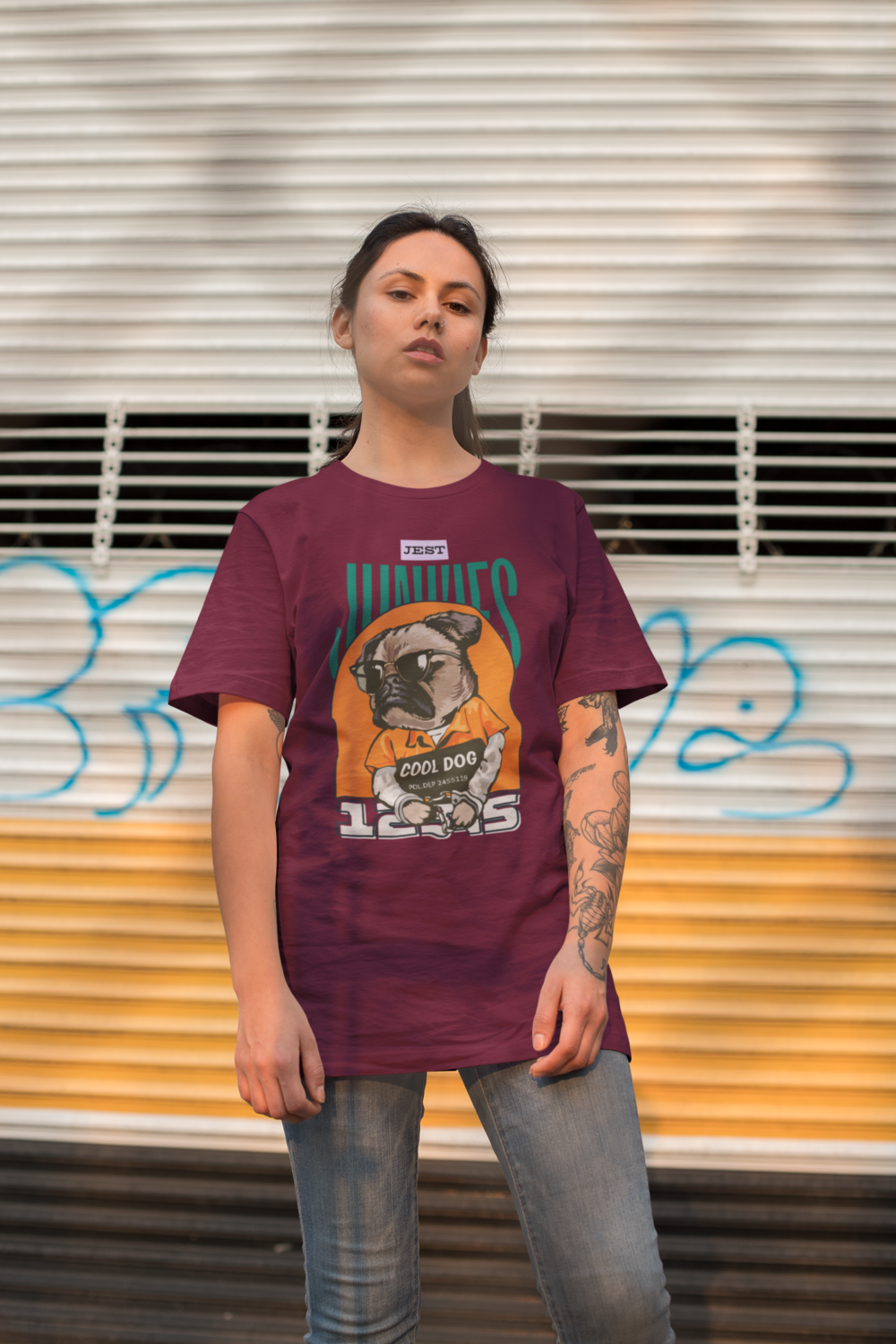 Cool Dog Oversized T-Shirt