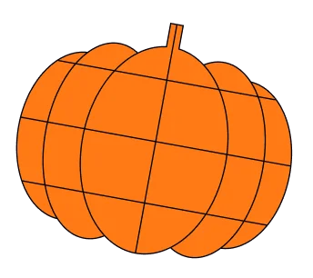 Halloween halloween-hero-shape-orange-pumpkin